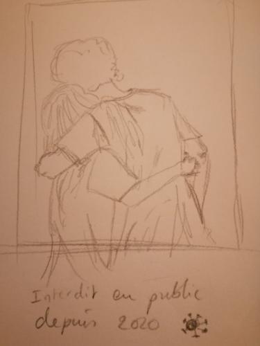 Interdit en public depuis 2020Dessin