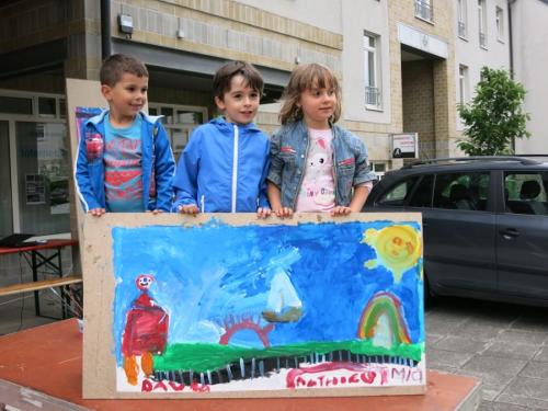 Atelier de découverte de l'art pictural, Fête de la Musique, Gasperich