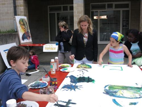 Atelier de découverte de l'art pictural, Fête de la Musique, Gasperich