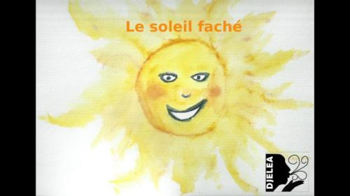 Le soleil fâchéIlustration conte